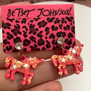 🦄🦄🦄🦄New betseyville unicorn pink earrings 🦄🦄🦄🦄
